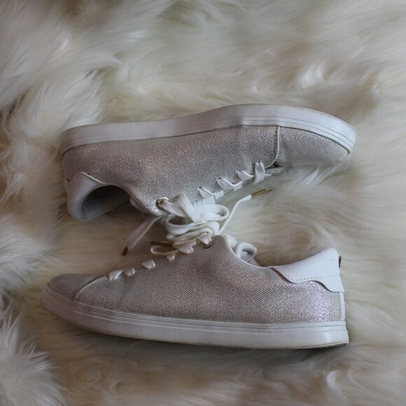 Ted Baker Feeko Silver Sneaker shoes size 7.5 - Picture 5 of 9